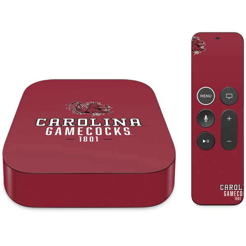 University of South Carolina Gamecocks Red Apple TV Skin